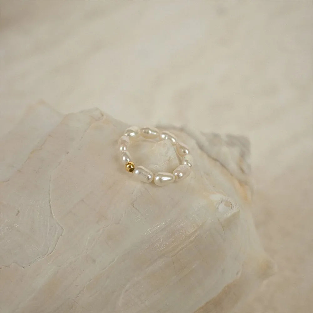 Pearl Ring White